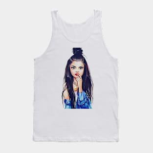 beauty girl portrait Tank Top